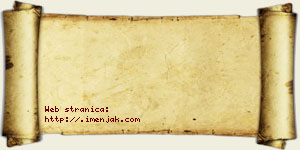 Jakov Natošević vizit kartica